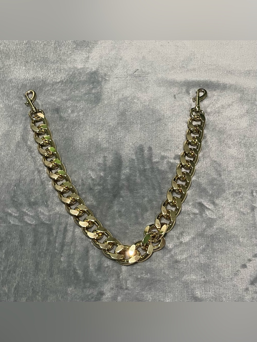 NEW 22” Gold Chunky Curb Chain Purse Strap – Heavy Duty